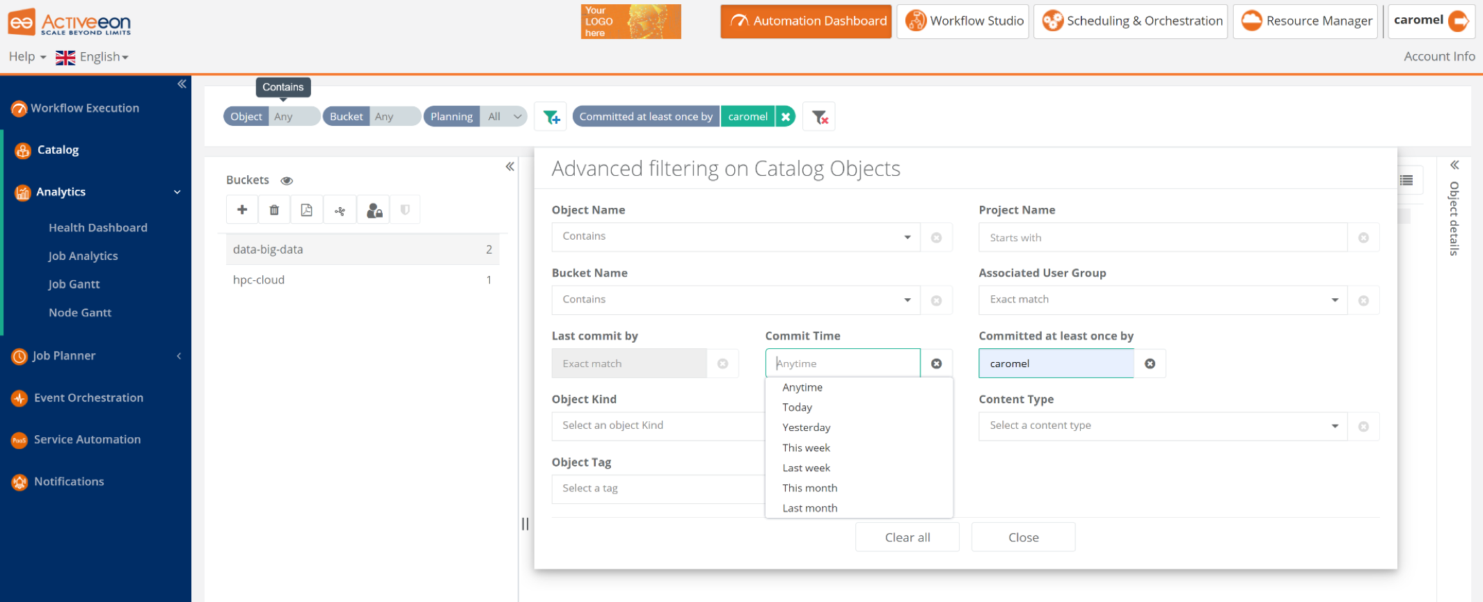 proactive job analytics dashboard